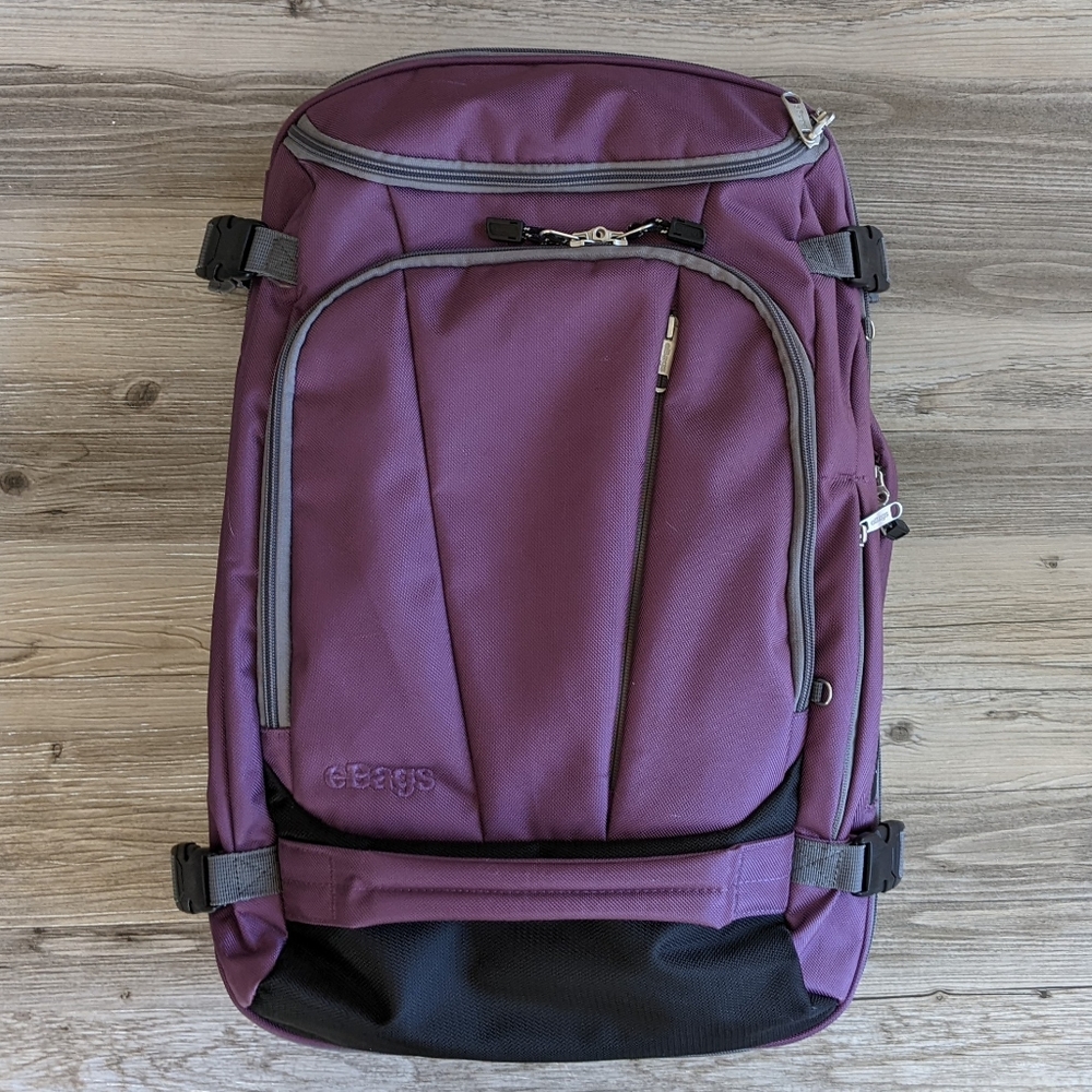 ebags TLS Mother Lode Weekender Convertible Travel Backpack - Eggplant Purple